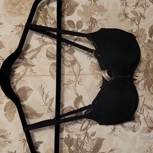 La senza black lace push up bra